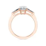 Pierścionek z prostokątnym diamentem SBP_014